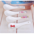 Haonai hot sell ceramic spoon with printing